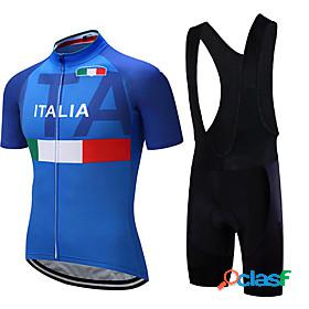 21Grams Italy National Flag Short Sleeve Mens Cycling Jersey