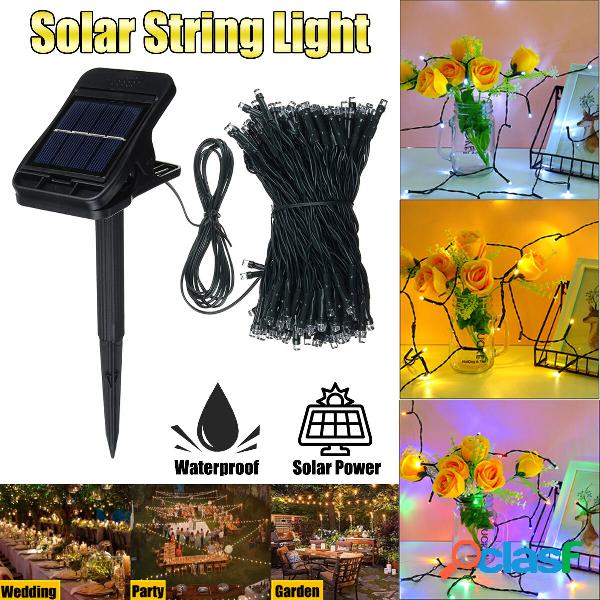 22M 200LED solare Clip String Light Impermeabile Rame Wire