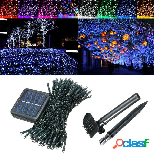 22M solare Powered 200LED Fairy Holiady String Light Outdoor