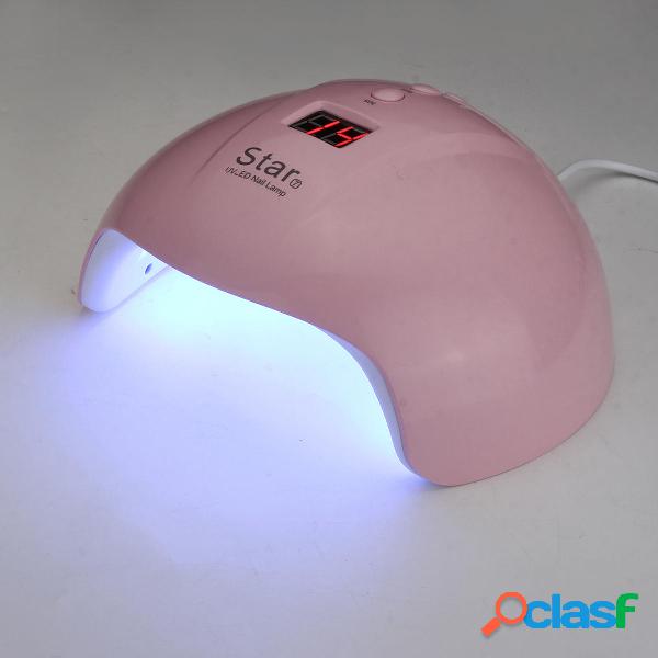 24W 12 LED UV Chiodo lampada Smart Sensing Gel Unghie