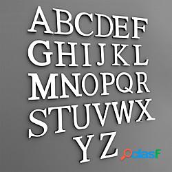 26 oggetti decorativi alfabeto eva moderno contemporaneo per