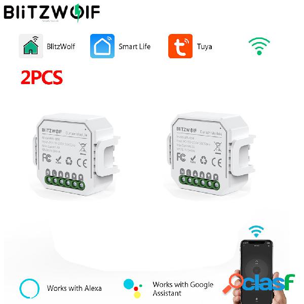 [2PCS] BlitzWolf® BW-SS6 WIFI Smart Curtain Module APP