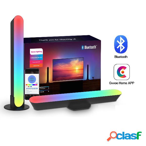 2PCS Bluetooth Desktop Atmosphere Light RGB Symphony Sound