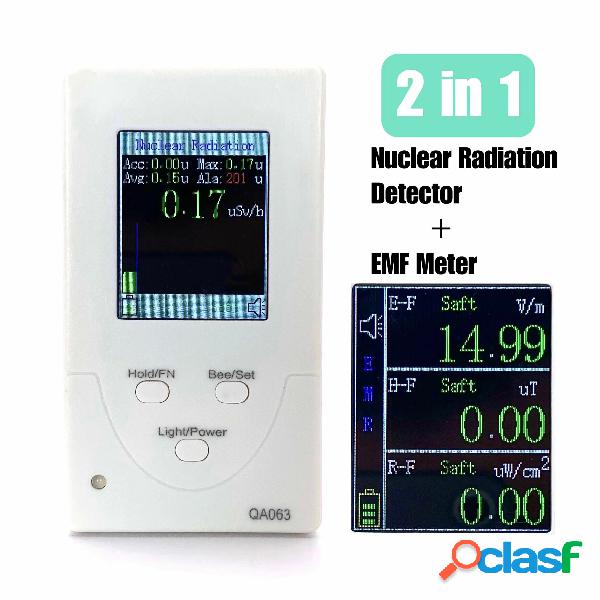 2in1 Rilevatore di Radiazioni Nucleari Radiometro