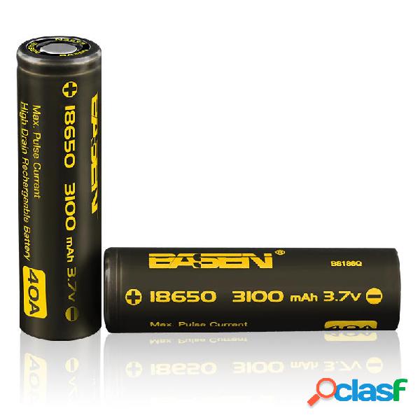 2pcs basen bs186q batteria scarica top ricaricabile agli