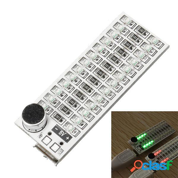 2x13 USB Mini Spettro LED Scheda Voce Controllo Sensibile