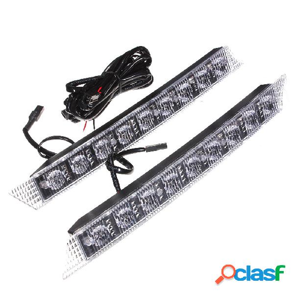 30cm 9 LED Luci di marcia diurna per auto DRL Spot Driving