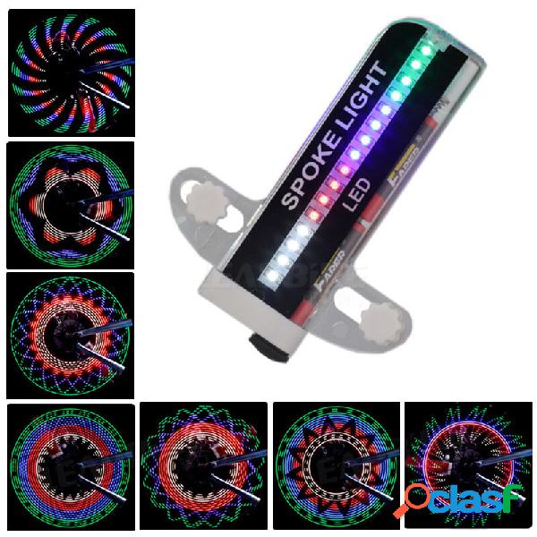 32LED Luce per bicicletta Raggio per bici lampada Valvola