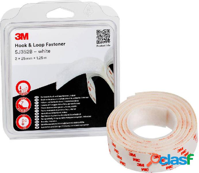 3M SJ352B Nastro a strappo da incollare (L x L) 1.25 m x 25