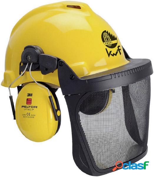 3M XA007707301 Elmetto forestale G22D Giallo 1 KIT