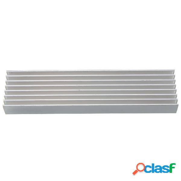 3pcs 100 x 25 x 10mm dissipatore in alluminio