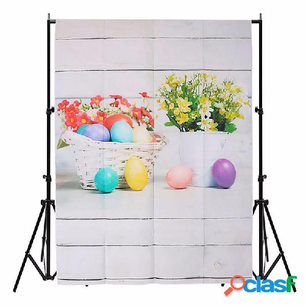 3x5FT Vinyl Colorful Easter Egg Fotografia Sfondo Sfondo
