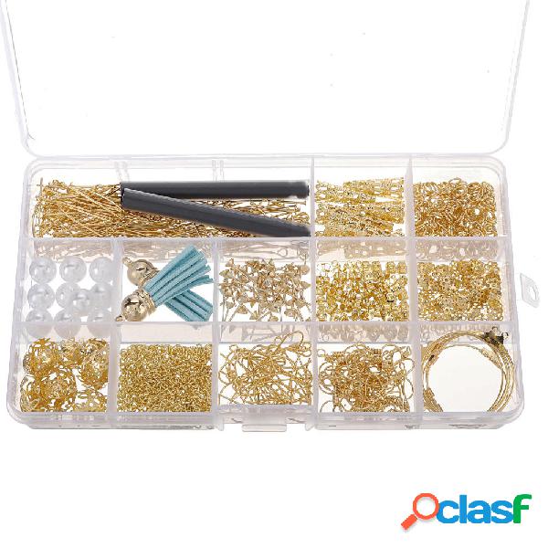 480pcs kit di creazione di gioielli risultati orecchino fai