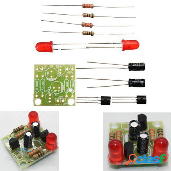 5 pz DC 3-14 V FAI DA TE Semplice LED Red Circuit Circuit
