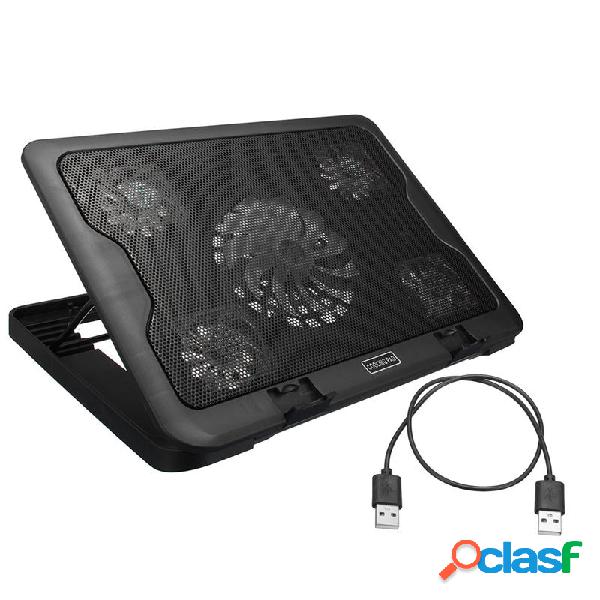 5 ventilatori LED USB Cooler Pad Cooler Regolabile per