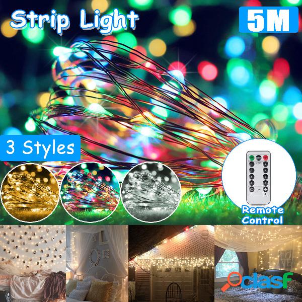5M 50 LED String Lights Fairy Night Ornament Decor Holiday