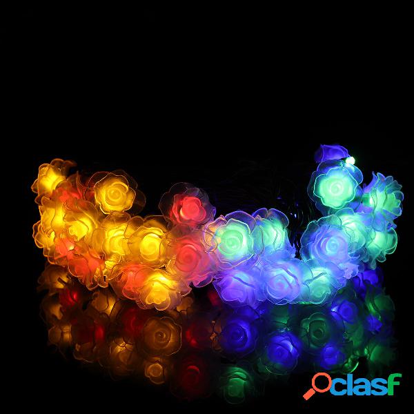 6.5M 30LED Roses LED solare String Light Outdoor Indoor