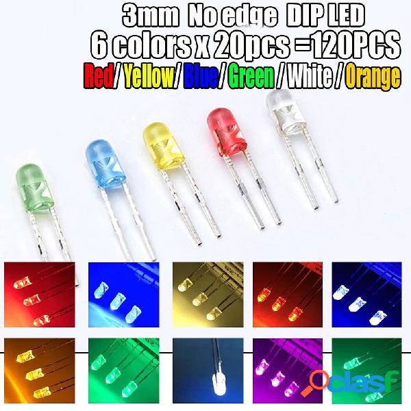 6 colori x 20 pezzi 120 pezzi / lotto Bianco Rosso Verde Blu