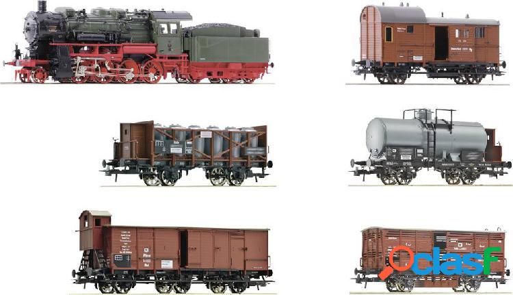6 pz. Kit: Treno merci Prussian di K.P.E.V. Roco 61480
