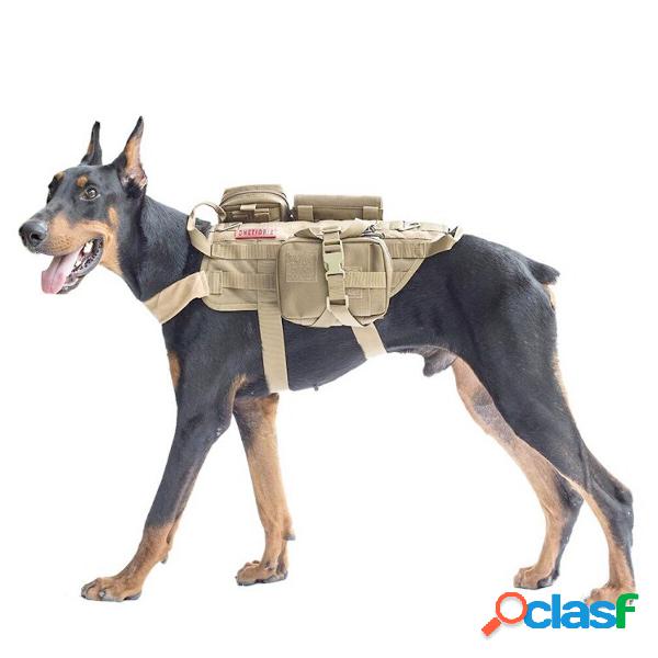 600D Nylon Gilet tattici per cani Vestiti militari per cani