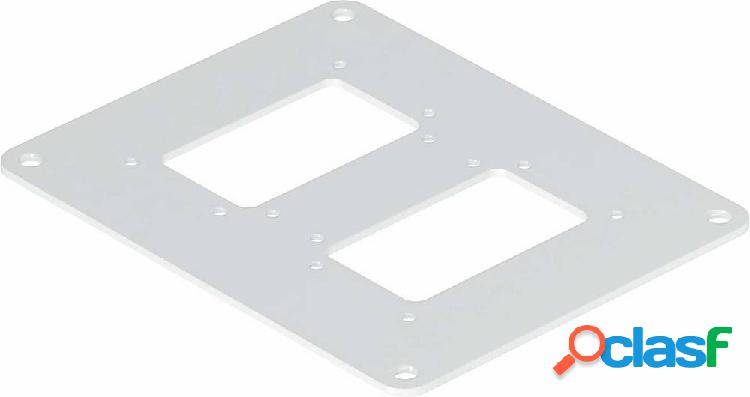 6290337 Piastra di base 160 mm Bianco alluminio