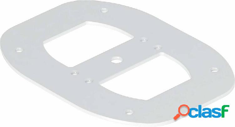 6290348 Piastra di base 185 mm Bianco alluminio