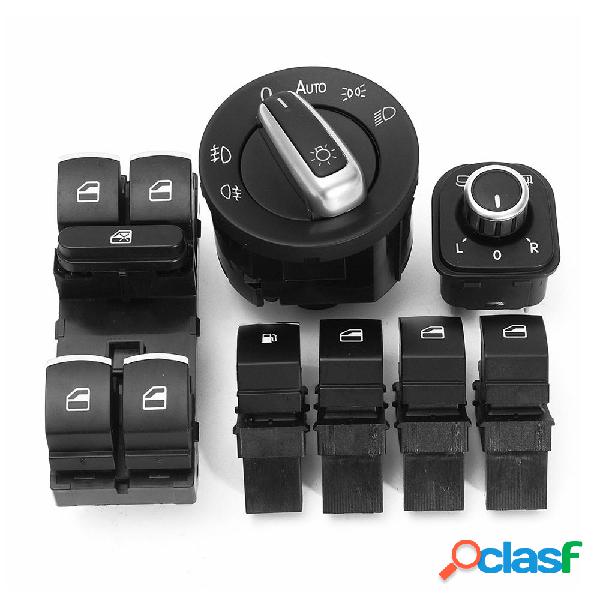 7pcs finestra finestrino del faro del carburante kit