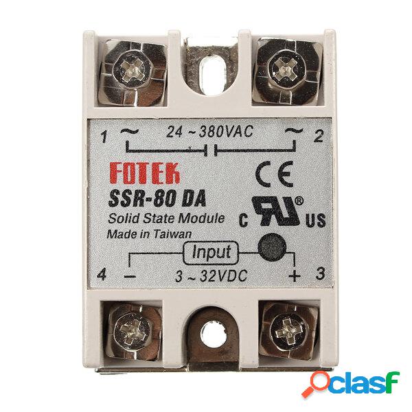 80A SSR-80DA Modulo Relè a Stato Solido DC a AC 24V-380V