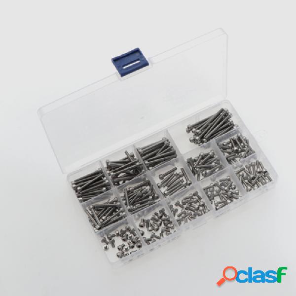 88 PCS M3 Viti Set 304 Viti a esagono incassato in acciaio