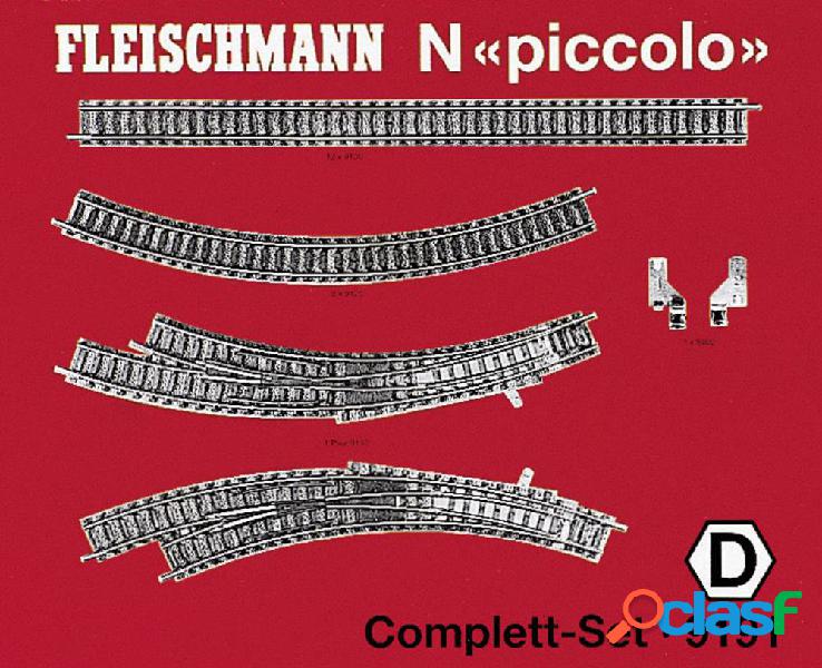 9191 N Fleischmann piccolo (con massicciata) Kit di