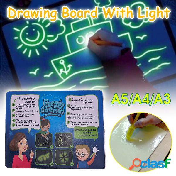 A4 Light Up Tavolo da disegno Disegna Sketchpad Board
