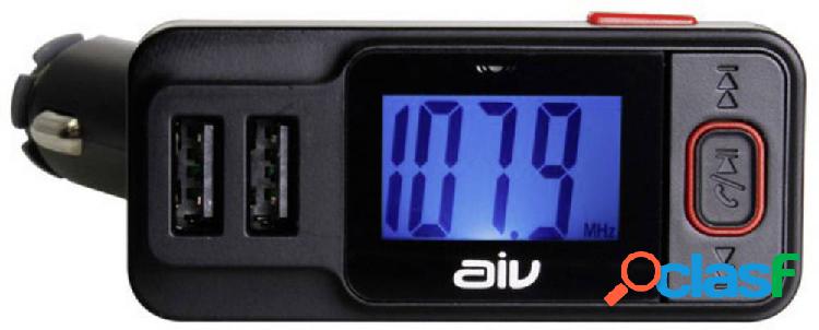 AIV FMT-719 BT-RDS Trasmettitore FM incl. vivavoce, con