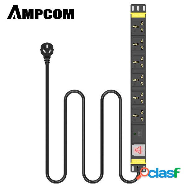 AMPCOM PDU Cabinet Power presa di corrente 6-bit 10A