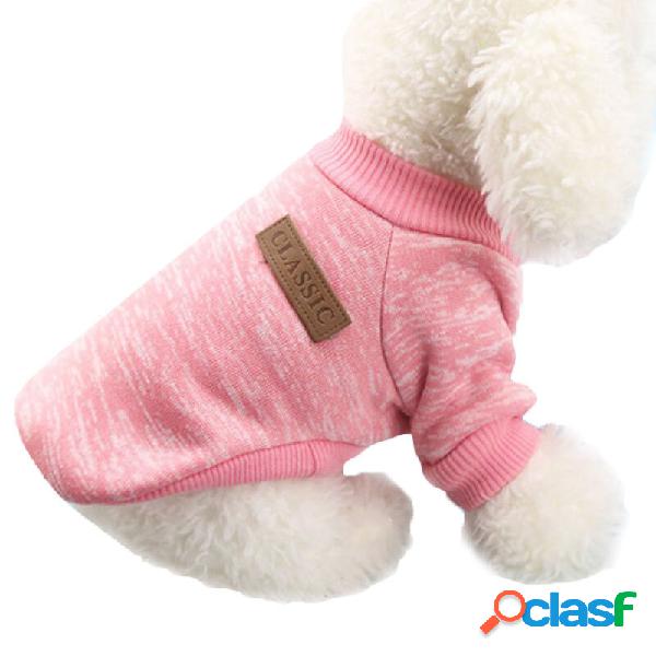 Abbigliamento per cani Warm Puppy Outfit Cappotto Pet Jacket