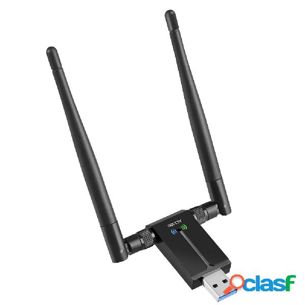 Adattatore WiFi USB 3.0 1300Mbps Dual Banda Scheda di rete