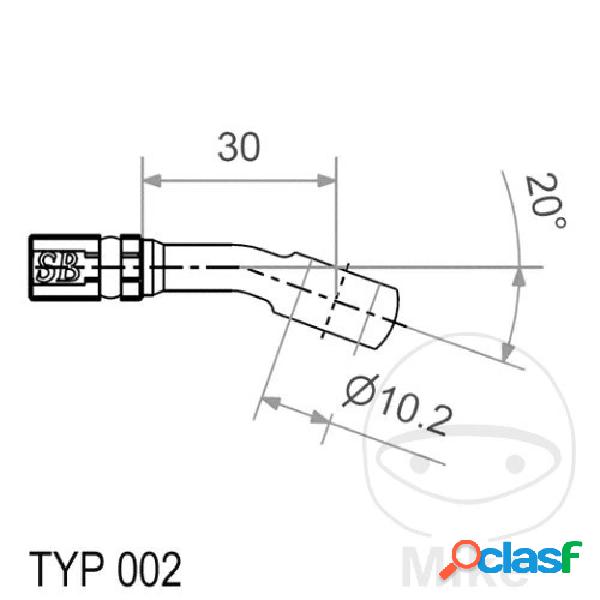 Adattatore banjo vario typ002 10mm 20gradi