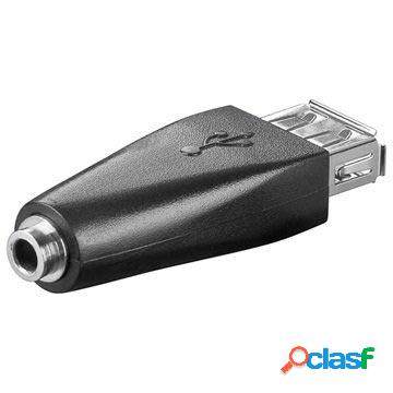 Adattatore di Ricarica USB 2.0 / 3.5mm Goobay