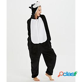 Adults Kigurumi Pajamas Dog Onesie Pajamas Flannel Fabric