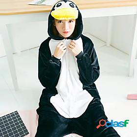 Adults Kigurumi Pajamas Penguin Onesie Pajamas Flannelette