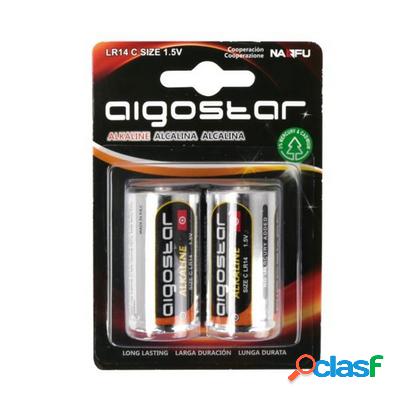 Aigostar 2 Batterie mezzatorcia C 1,5V Alcaline