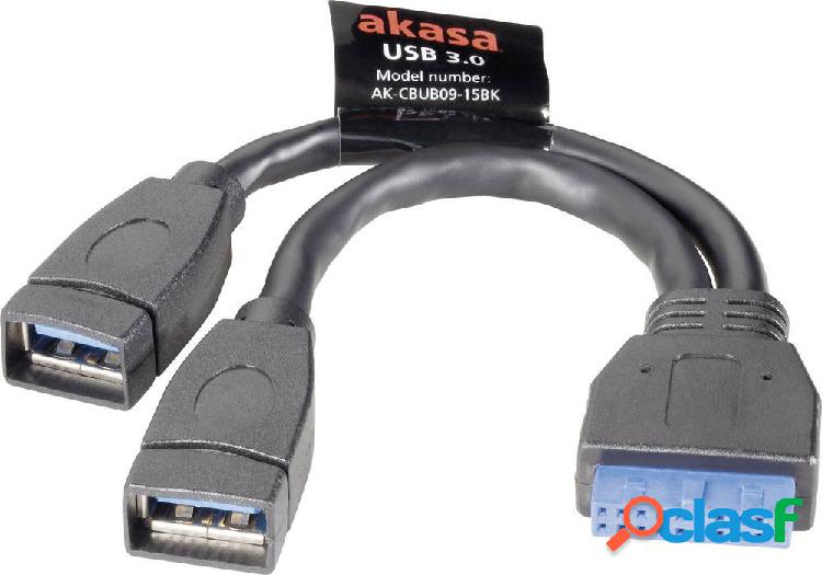 Akasa Cavo USB USB 3.2 Gen1 (USB 3.0) Connettore a