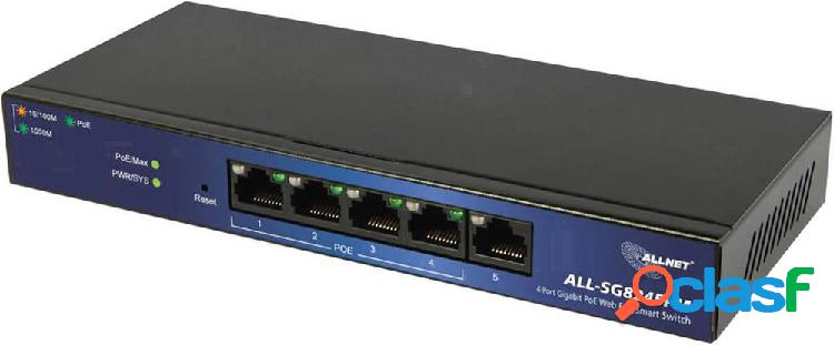 Allnet ALL-SG8245PM Switch di rete 5 Porte 1000 MBit/s
