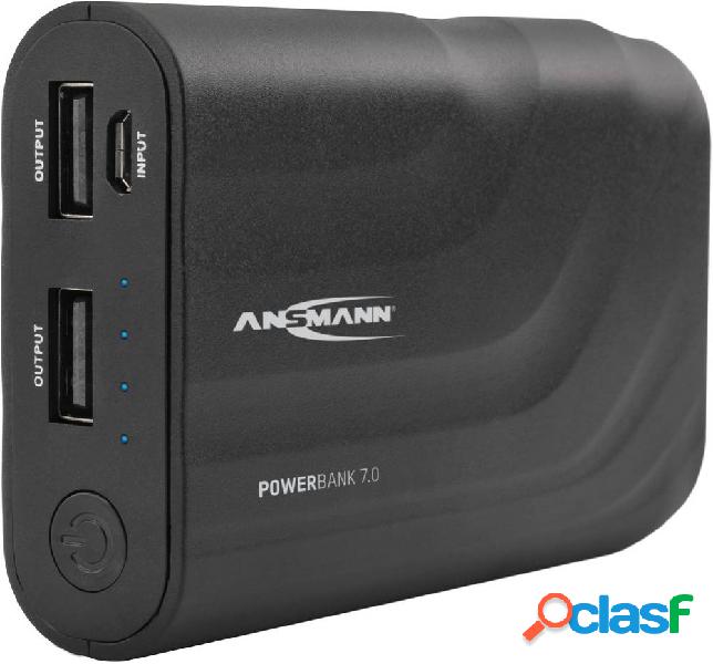 Ansmann PB7 Power bank 6600 mAh Smart IC Li-Ion Micro USB,
