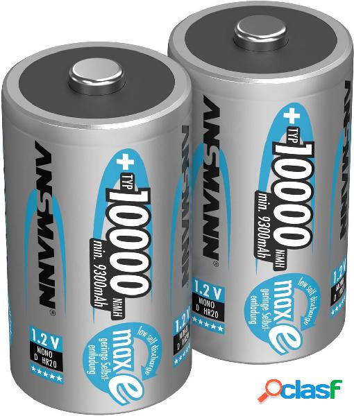 Ansmann maxE Batteria ricaricabile Torcia (D) NiMH 10000 mAh