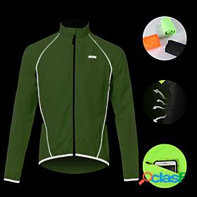 Arsuxeo Mens Cycling Jacket Long Sleeve - Winter Summer