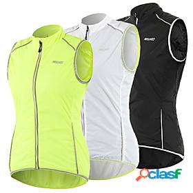 Arsuxeo Womens Cycling Vest Polyester Green White Black