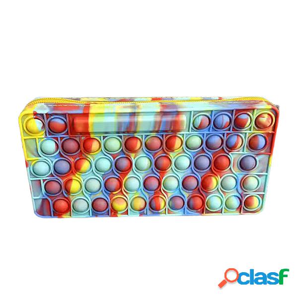 Astuccio per matite sensoriale a bolle 1Pcs Colorful