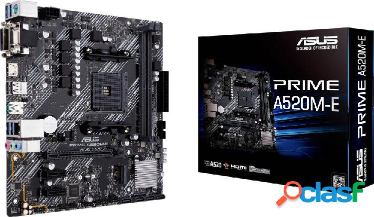 Asus PRIME A520M-E Mainboard Attacco AMD AM4 Fattore di