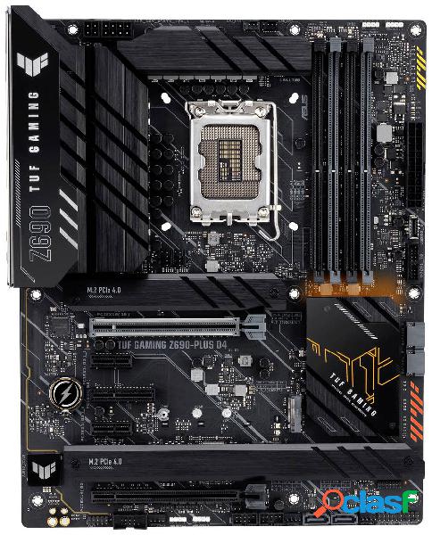 Asus TUF GAMING Z690-PLUS D4 Mainboard Attacco Intel® 1700