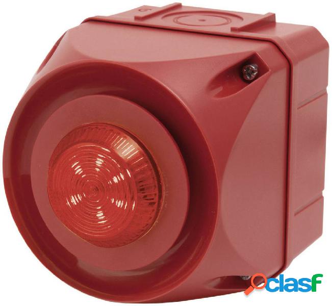 Auer Signalgeräte Segnalatore combinato ADS-T Rosso Luce